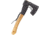 Condor Tool and Knife Mountaineer Trail Hatchet, 14.13in Overall, 5.75in 1060HC Steel Axe Head w/ 3.5in Cutting Edge, Burnt American Hickory Handle, Black Leather Belt Sheath, CTK2854-6.3-HC