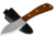 Condor Tool and Knife Nessmuk Knife, Wood Handle, Black Blade CTK230-4HC