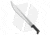 Condor Tool and Knife Rude Boy Machete Fixed Blade Knife, 18.43in, 1075, Normal Blade, Polymer Black Handle, Steel/Black, 24.18in, BHQ-203956
