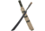 Condor Tool and Knife Yoshimi Machete Fixed Blade Knife, 19.13in, 1075HC Steel, Tanto, Black, Linen Micarta Handle, CTK1807-19.3
