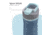 Contigo Clybourn Chill Bottle, 24 oz, Dark Ice, 24, CTSSCLYBOURN24-1