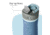 Contigo Wells Chill w/Extra Filter, 24 oz, Dark Ice, 24, CTSSWELLSFL24