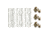 Cooler Shield Replacement Hinge For Igloo Coolers - 3 Pack 70147