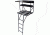 Copper Ridge Outdoors 17.5 foot Deluxe 2-Man Tree Stand w/Ladder, Black/Tree Camo 02-MKLS04-D175CR