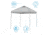Core Equipment 8x8 Instant Canopy, Grey, 40147