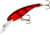Cotton Cordell Wally Diver Crankbait, 2 1/2in, 1/4 oz, Floating, Fl Red/Black, CD541