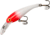 Cotton Cordell Wally Diver Crankbait, 2 1/2in, 1/4 oz, Floating, White/Red Head, CD551