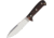 Cougar Creek Wilderness Survivor Knife, Python G10 Knife, 10.5in Overall, 5.75in Satin 1095Hc Steel Blade, Python G10 Handle, Red Liners, Sheath, QC0113 PYTHON G10