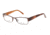 Cover Girl CG0438 Eyeglass Frames - Matte Dark Brown Frame Color