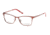 Cover Girl CG0527 Eyeglass Frames - Matte Bordeaux Frame Color, Clear Lens Color