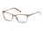 Cover Girl CG0527 Eyeglass Frames - Matte Light Brown Frame Color