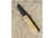 Craighill Rook Framelock Brass Folding Knife, 3.25in Closed, 2.25in Black PVD Coated 12C27 Sandvik Stainless Blade, Brass Handle, FFKBR5490