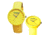 Crayo Cr1503 Pleats Watch, Yellow CRACR1503