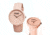 Crayo Cr1509 Pleats Watch, Coral CRACR1509