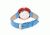 Crayo Prestige CR3100 Series Watch, Cerulean/Red, One Size, CRACR3102
