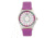 Crayo Electric Leatherette Strap Watch, Fuchsia, CRACR5001