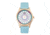 Crayo Electric Leatherette Strap Watch, Light Blue, CRACR5002