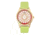 Crayo Electric Leatherette Strap Watch, Light Green, CRACR5003