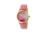 Crayo Graffiti Leather-Band Watch, Multicolor/Light Pink, CRACR4005