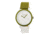 Crayo Pleasant Nylon-Band Watch, Silver/Olive, CRACR3904