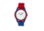 Crayo Pleasant Nylon-Band Watch, Silver/Red, CRACR3901
