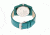 Crayo Womens Dazzle Leather-Band Watch w/Date, Teal, CRACR4102