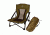 Crazy Creek Crazy Legs Quad Beachchair Grn 6350-051