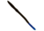 Creme Lures Scoundrel Worm, 1, 6in, Black Blue Tail, 120-99