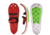 Crescent Moon Eva Foam Snowshoes, Red, EVA-RED