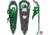 Crescent Moon Sawtooth 27 Snowshoes, Green, 760625