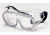Crews Protective Goggles, MCR Safety 2230R Goggle Indir Vnt Chem Clfr Len