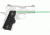 Crimson Trace Lasergrip for 1911 Officer's/Defender/Compact, Green laser, Black, LG-404G