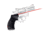 Crimson Trace Front Activation Lasergrip DEMO, S&amp;W K/L-Frame Round Butt - LG-306-DEMO