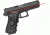Crimson Trace Fits Glock 17,17L,22,24,31,34,35,37,20SF,21SF- Lasergrips, Rear activation, Dual Can IR/Red, Black LGD-417C