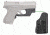 Crimson Trace Green Laserguard for Glock 42 w/BladeTech IWB Holster, LG-443G-HBT-G42