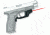 Crimson Trace Laserguard Sight, Black - Springfield Armory XD &amp; XDM - LG448