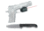 Crimson Trace Railmaster Pro Red Lasergrip w/ CRKT Knife CMR-205 CRKT