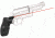 Crimson Trace Taurus Lasergrip, Judge/Tracker Overmold, Front Activation, Clam Pac 191539