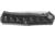 CRKT ASSISTED OPENING LOCKING LINER, Crack Shot Compact, Triple Point Serrations, Black and Gray, 3.5 R1206