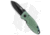 CRKT Burnley Squid Folding Knife, 2.25in, D2, Spear Point Blade, G10 Jade Handle, Black/Jade, 5.75in, BHQ-97159