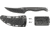 CRKT Clever Girl Fixed Blade Knife w/Sheath, 4.6in 54-56 HRC Plain Blade, G10 Handle CR 2709C
