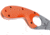 CRKT Bear Claw 2.39in Fixed Blade Knife, AUS 8, Hawkbill, Orange w/Veff Serrations Glass-Reinforced Nylon, 2511ER