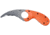 CRKT Bear Claw 2.39in Fixed Blade Knife, AUS 8, Hawkbill, Orange w/Veff Serrations Glass-Reinforced Nylon, 2511ER