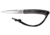 CRKT Biwa Fixed Blade Knife, 3.02in, 12C27, Drop Point, Black Micarta Handle, 2382K