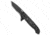 Crkt CRKT Carson M16-14ZLEK Tanto Law Enforcement Knife 3.75&quot; Serr *DISC*, Black, AUS-8, adult, BHQ-222302