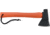 CRKT Chogan Hatchet Axe w/Lanyard Hole, 3.16in Blade, Orange, 2727