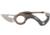 CRKT Compano Carabiner Folding Knife, 1.42in, 8Cr13MoV Stainless Steel Blade, Drop Point Blade, Stainless Steel Handle, 9082