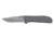 CRKT Drifter Folding Knife, 2.88in, 8Cr13MoV Stainless Steel Blade, Drop Point Blade, Stainless Steel Handle, 6450S