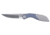 CRKT Fial Folding Knife, 3.62in, M390, Drop Point Blade, Blue G10 Handle, 5671