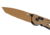 CRKT M16?02X Folding Knife, 3.11in, D2 Tool Steel Blade, Drop Point Blade, Tan G10 Handle, M16-02XD